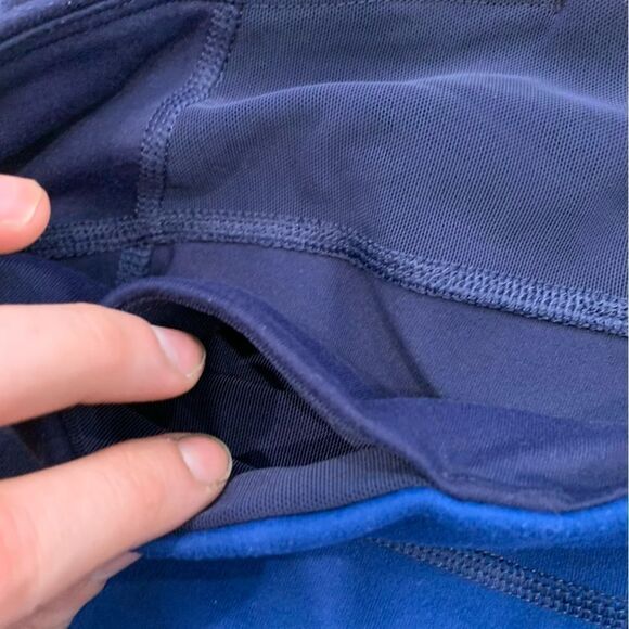 Under Armour Blue Two Tone Capri Leggings - Picture 6 of 7